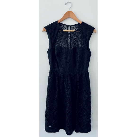 Trina Turk 🌹 Black Lace A-Line Cocktail Dress 🌿 - Picture 7 of 16